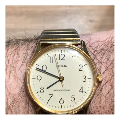 Reloj Acqua By Timex A Cuerda Hombre Funciona Perfecto 90s