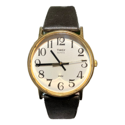 Reloj Timex Vintage Mujer Correa Café Speidel Caucho 90´s