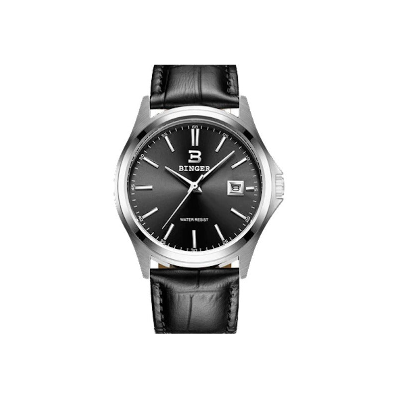 Reloj Binger B-3052 Hombre Correa Cuero