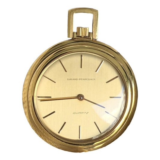 Reloj Girard-perregaux Bolsillo Vintage 1979 Chapado Oro18k