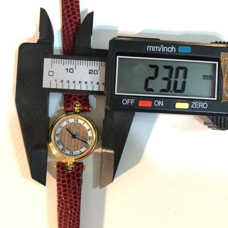 Reloj Jacques Edho Paris Años 80s Vintage Chapado Oro18k