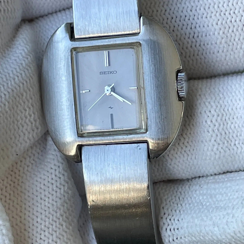 Seiko Silver Angel Mujer Vintage 1973 Raro A Cuerda Mecánico