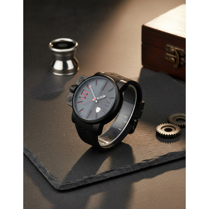 Reloj Shark Sport Hombre Año 2013 Negro Rojo 46mm