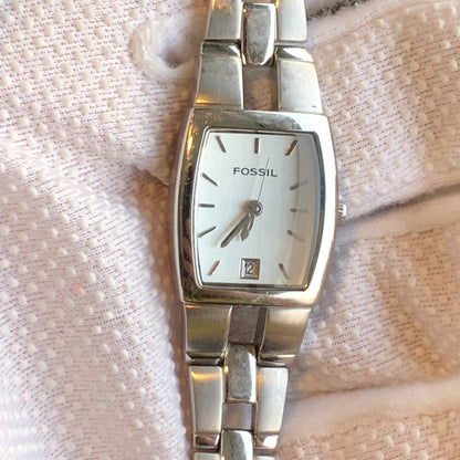 Reloj Fossil Mujer 2001 Caja Tonneau Sunburst Vertical