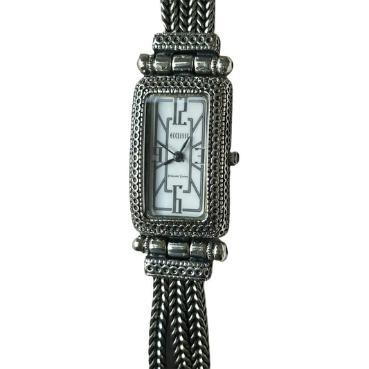 Reloj Ecclissi Mujer De Plata 925 Nuevo Deco Revival 2000´s