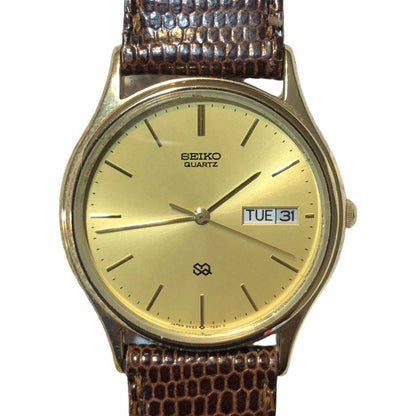 Reloj Seiko Hombre Año 1986 Vintage Sunburst Dorado Sq