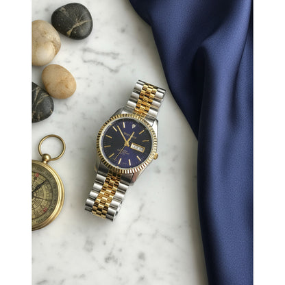 Reloj Westclox Hombre 1995 Datejust Style Purpura Sunburst