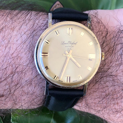 Reloj Louis Rafael Hombre Vintage 1956 Astron25 Mecánico Suizo Único