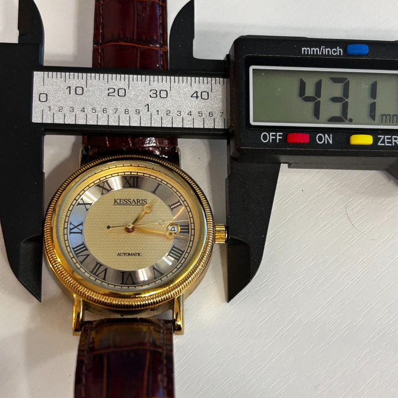 Reloj Kessaris Hombre Año 2001 Automático Boutique Griega Nuevo