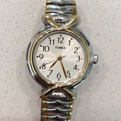 Reloj Timex Mujer Año 2014 Bicolor Correa Expansible 25mm