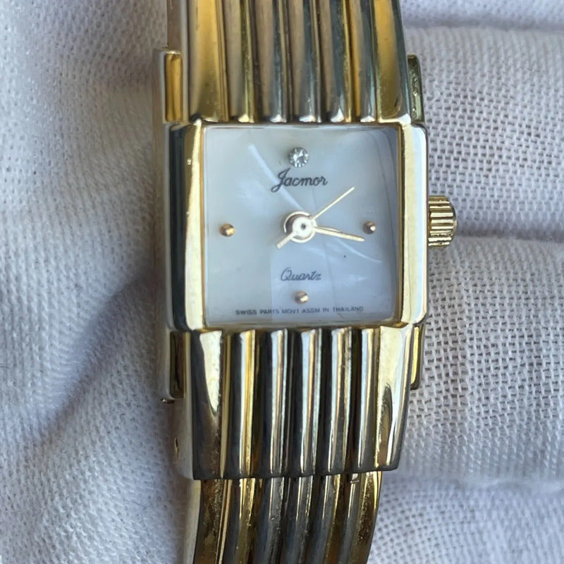 Reloj Jacmor Mujer Máquina Suiza Eta Años 90s Brazalete Único