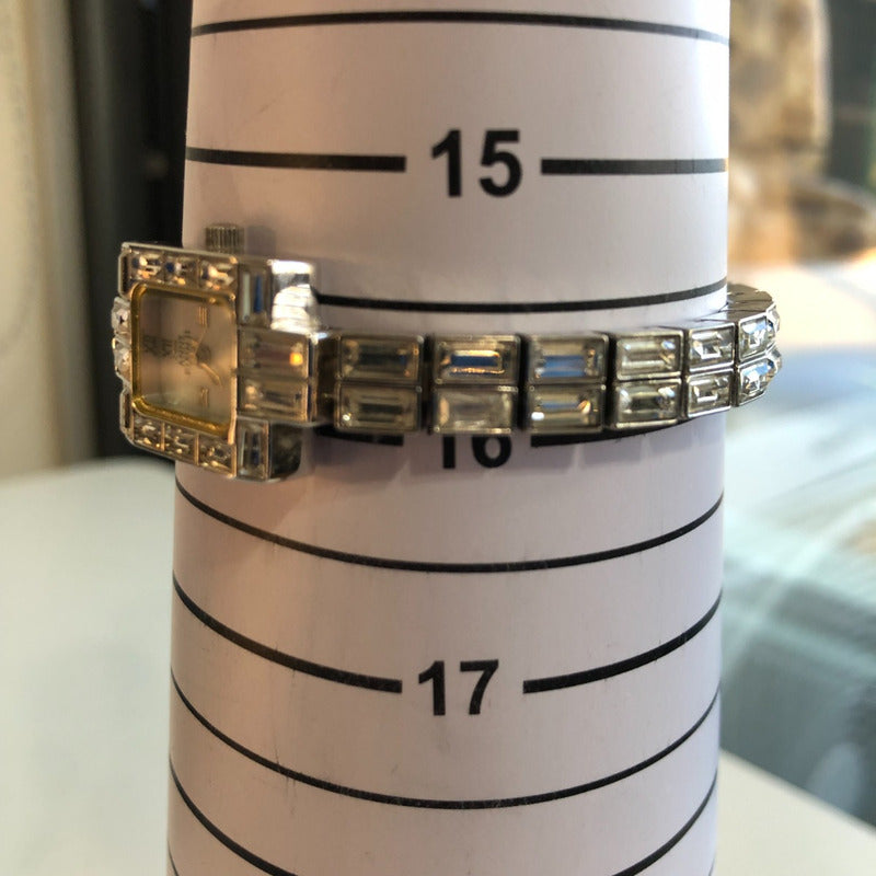 Reloj Anne Klein Ii Mujer Años 90´s Nácar Cristales Baguette