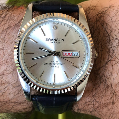 Reloj Swanson Japan Hombre 2014 Estilo Clásico Day-date