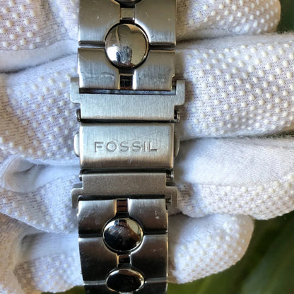 Reloj Fossil Arkitekt Cronógrafo Acero Año 2004 Degradé Escaso
