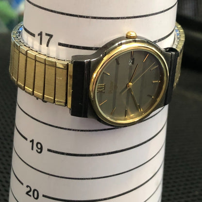 Reloj Pulsar By Seiko Hombre Año 1994 Correa Chapada Oro10k