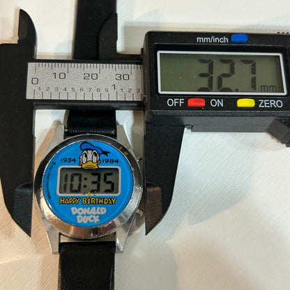 Reloj Disney Unisex Año 1984 Digital Donald Duck 50º Raro