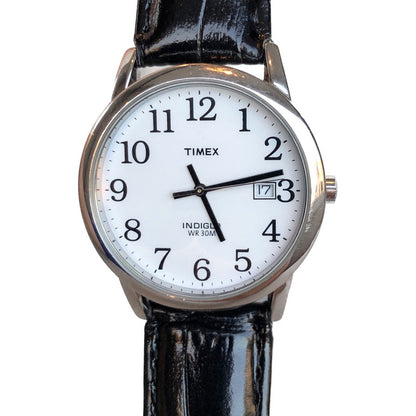 Reloj Timex Vintage Indiglo Hombre Luz En La Esfera