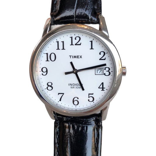 Reloj Timex Vintage Indiglo Hombre Luz En La Esfera
