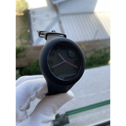 Reloj Puma Formxl Analógico Unisex Silicona Color Negro