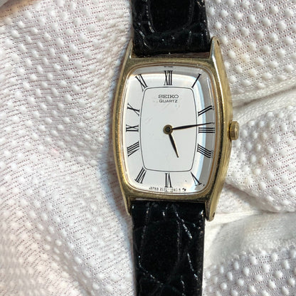 Reloj Seiko Mujer Vintage 1985 Ultrafino Art Deco Roman Dial