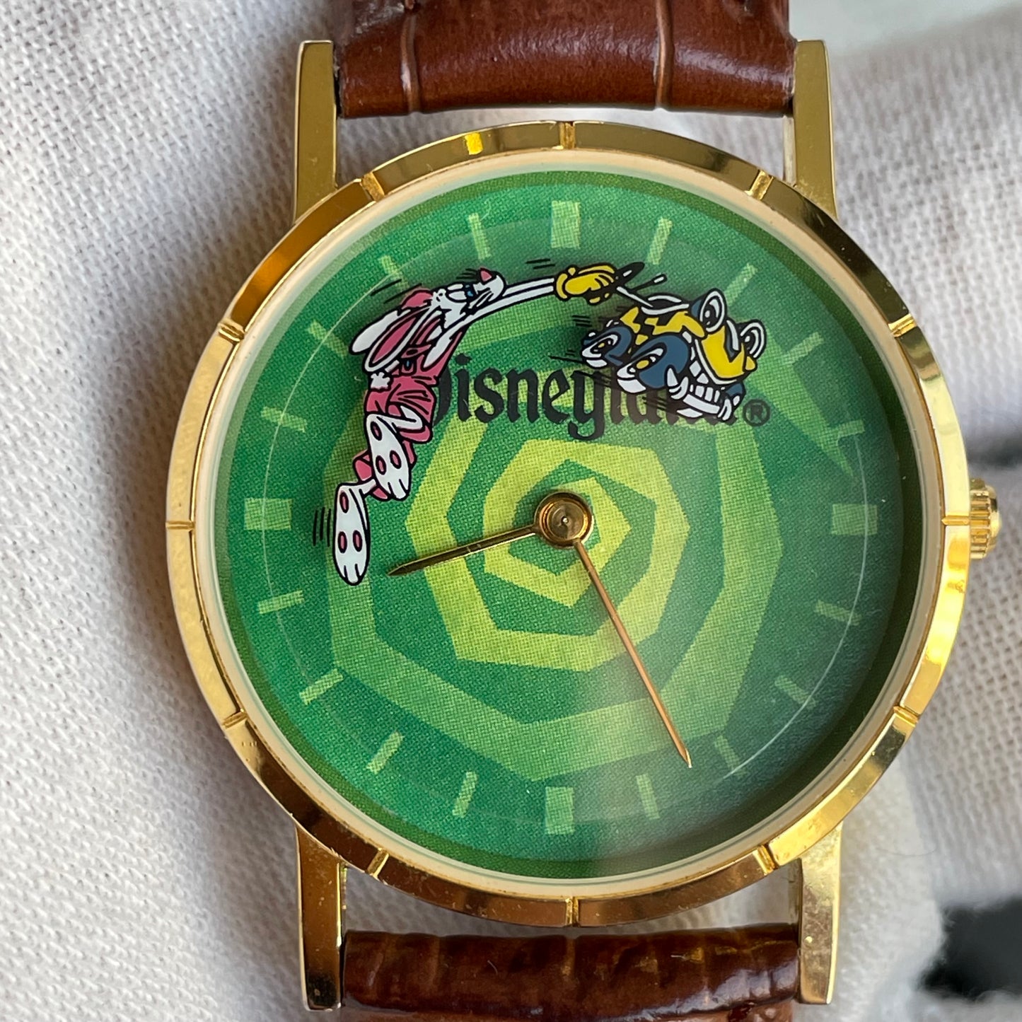 Reloj Disneyland Roger Rabbit Limited Edition 90s Segundero Disco ÚNICO