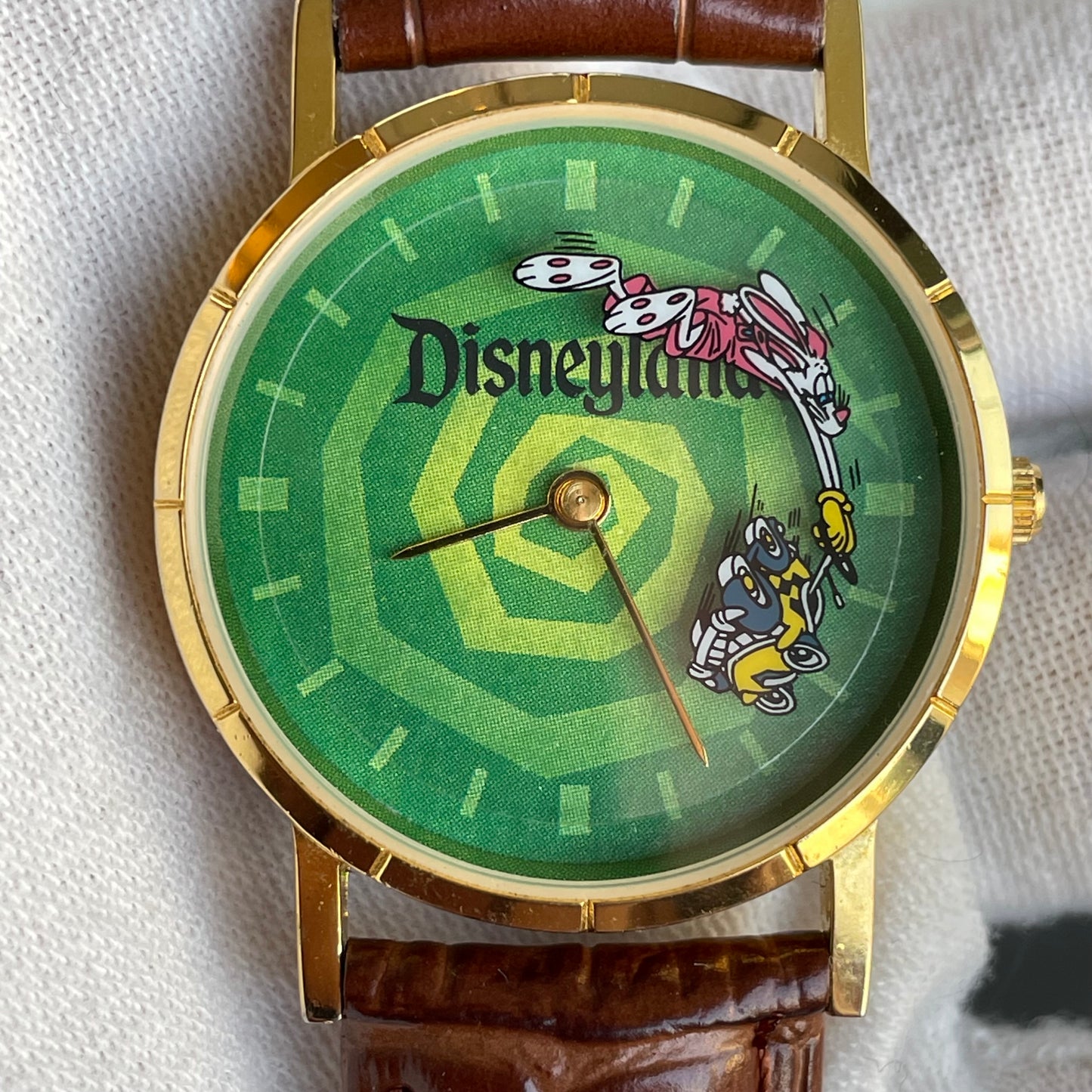 Reloj Disneyland Roger Rabbit Limited Edition 90s Segundero Disco ÚNICO