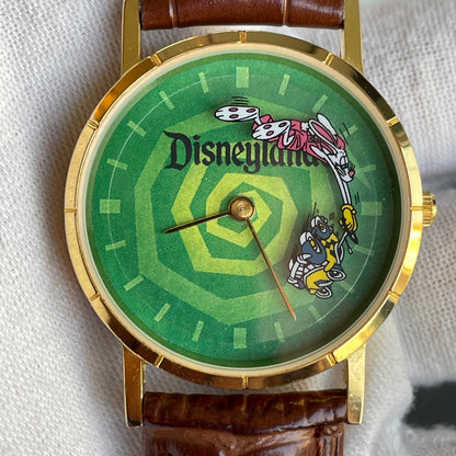Reloj Disneyland Roger Rabbit Limited Edition 90s Segundero Disco ÚNICO