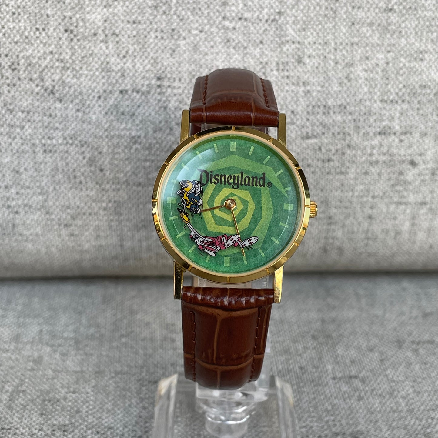 Reloj Disneyland Roger Rabbit Limited Edition 90s Segundero Disco ÚNICO