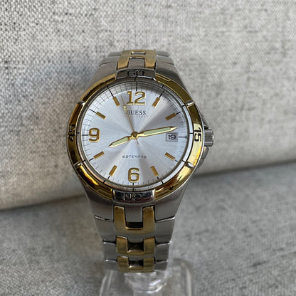 Reloj Guess Waterpro Hombre Años 2000 Bicolor 42mm Dial Sunburst