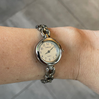 Reloj Joya Carriage by TIMEX Mujer Quartz 2000s Minimalista