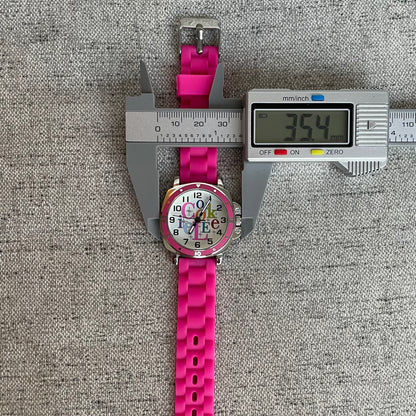 Reloj Cookie Lee Mujer Cuarzo Fucsia Y2K 2000s Nuevo