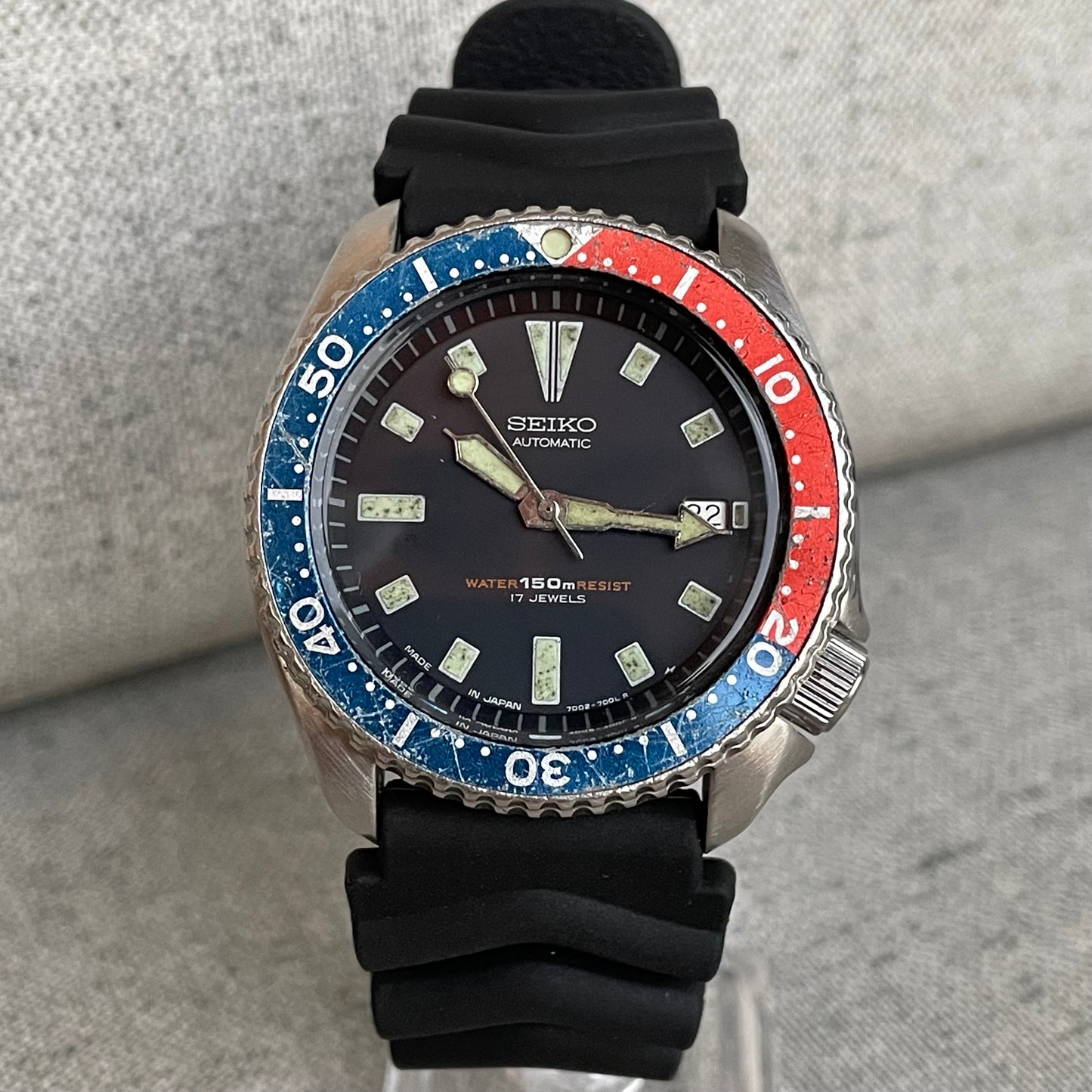 Reloj SEIKO Diver Pepsi Automático Marzo de 1991 / 7002A de 17 Jewels