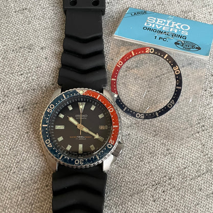 Reloj SEIKO Diver Pepsi Automático Marzo de 1991 / 7002A de 17 Jewels