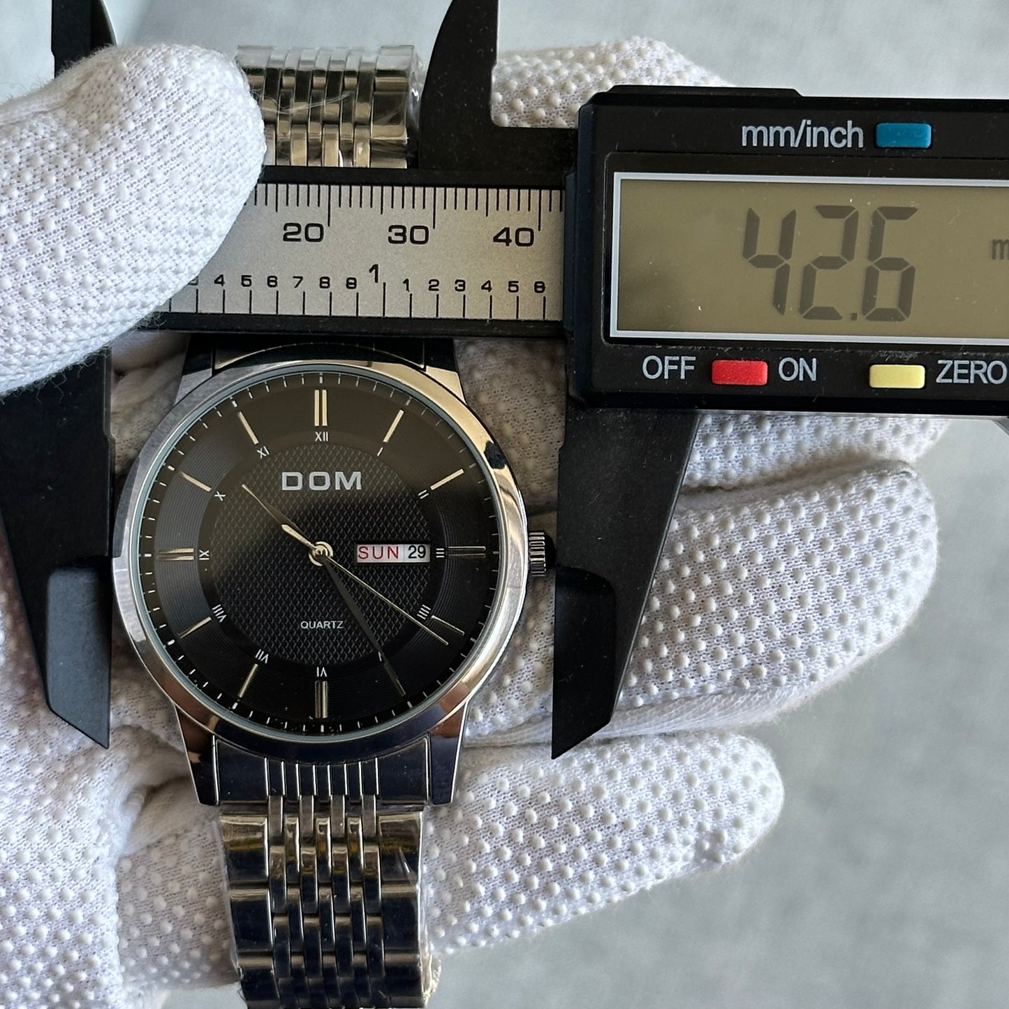 Reloj Dom De Lujo Acero Inoxidable Hombre