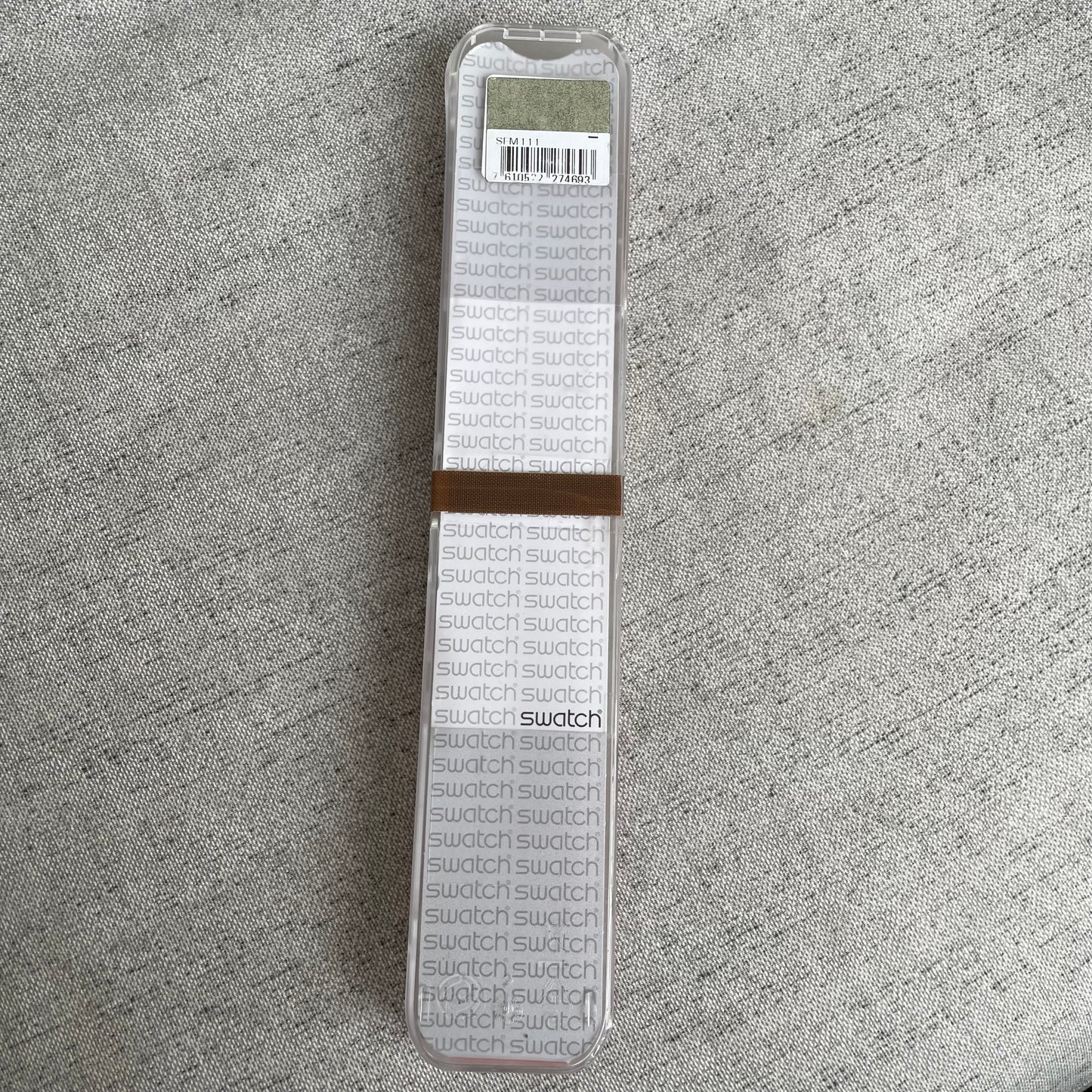 Reloj Swatch Unisex NOS Año 2008 Full Set Transparente