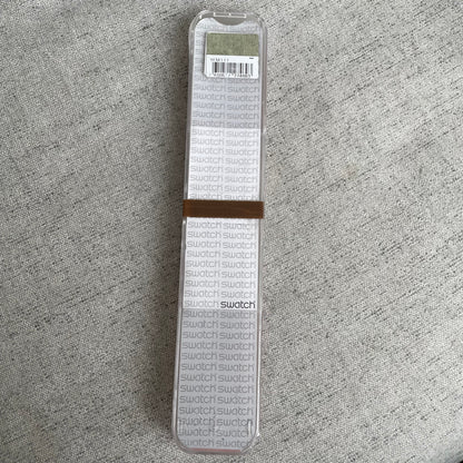 Reloj Swatch Unisex NOS Año 2008 Full Set Transparente