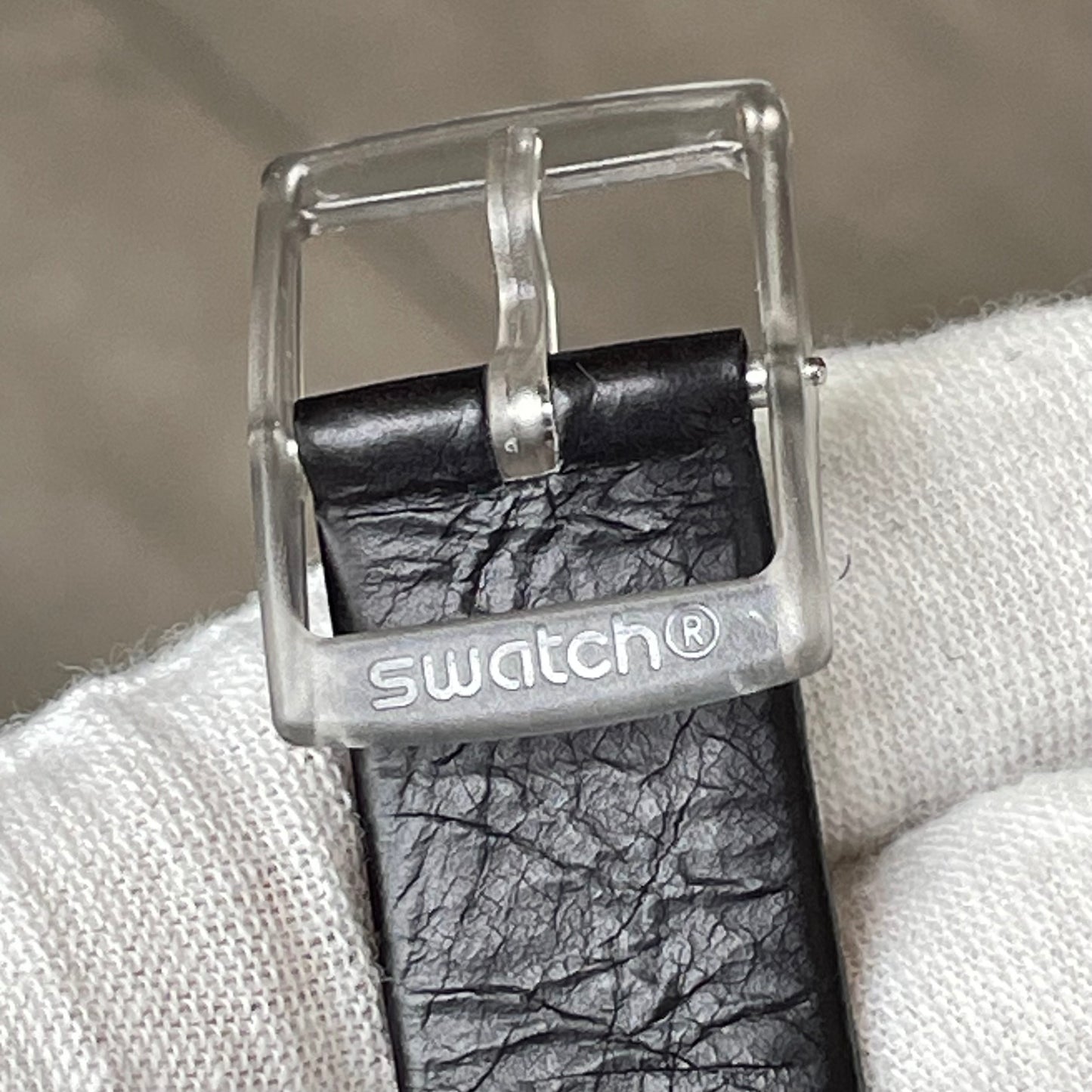 Reloj Swatch Unisex NOS Año 2008 Full Set Transparente