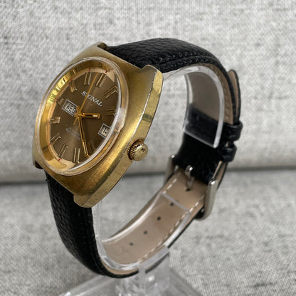 Reloj Signal Automático Hombre Inicio de Años 70 Cushion 25 Jewels