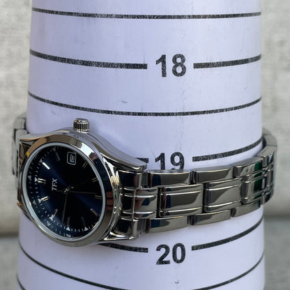 Reloj TFX Mujer Cuarzo Azul Full Set Años 2000 escaso NOS