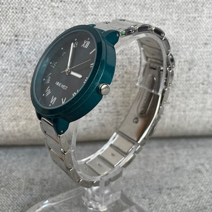 Reloj Nine West Mujer Años 2010s Teal Full Set 37mm