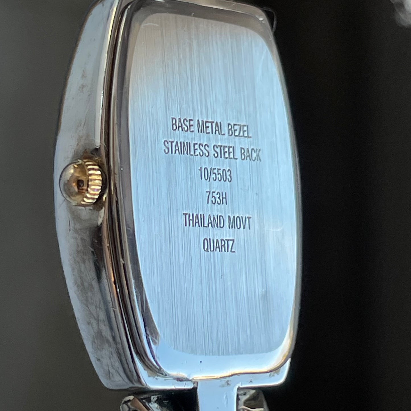 Reloj Anne Klein Mujer Bicolor 2000s Dial con Textura Compacto
