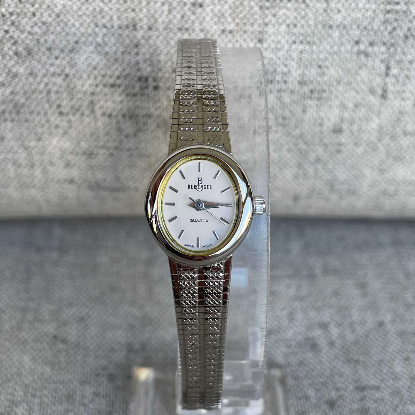Reloj Joya Berenger Mujer Quartz Ovalado Años 2000