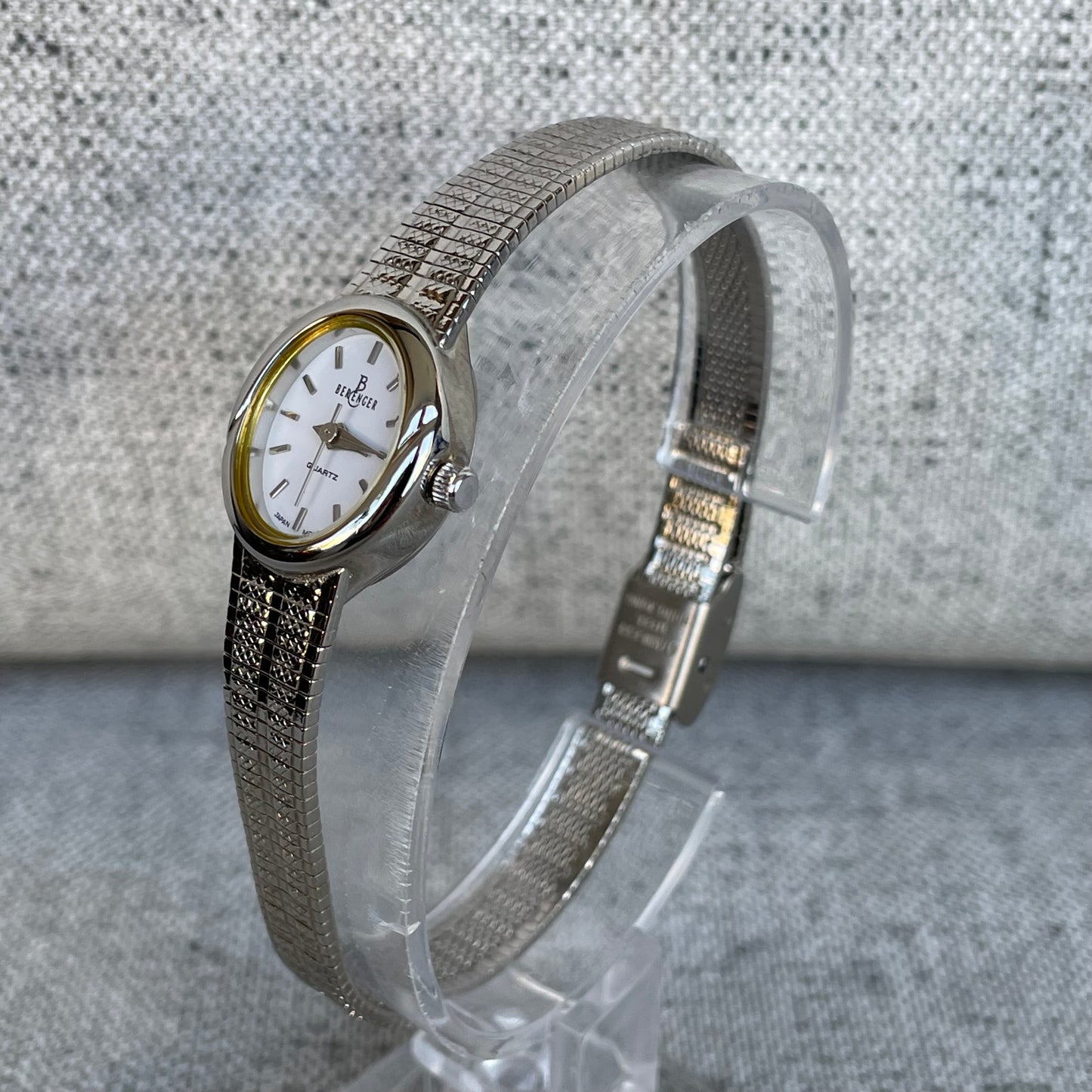 Reloj Joya Berenger Mujer Quartz Ovalado Años 2000