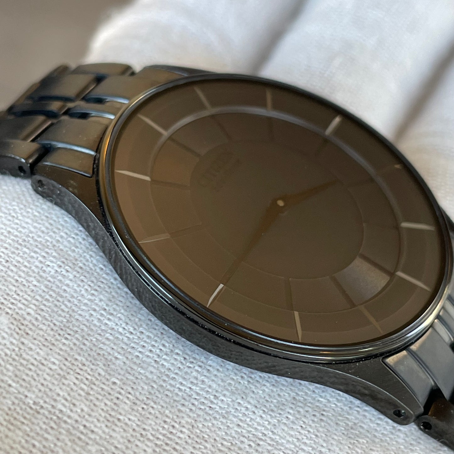 Reloj Citizen Stiletto Hombre 2010 Eco-Drive SOLAR Zafiro Blackout NOS