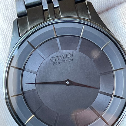 Reloj Citizen Stiletto Hombre 2010 Eco-Drive SOLAR Zafiro Blackout NOS