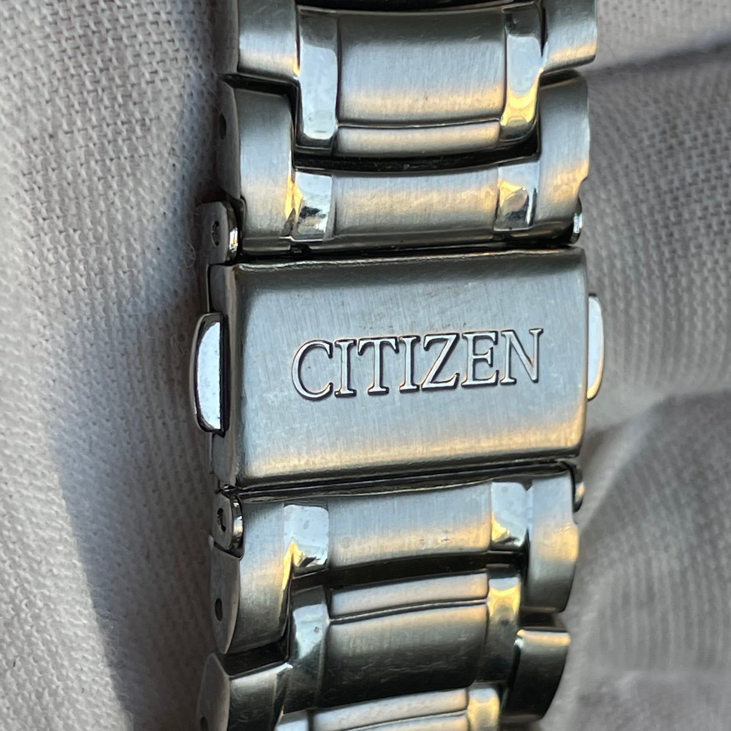 Reloj Citizen Eco-Drive Hombre 2002 Railroad Approved NOS Solar ÚNICO