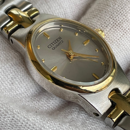 Reloj Joya Citizen Mujer Quartz Años Sept. 1993 Bicolor