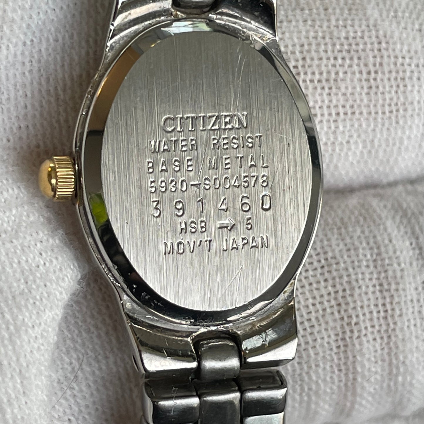 Reloj Joya Citizen Mujer Quartz Años Sept. 1993 Bicolor
