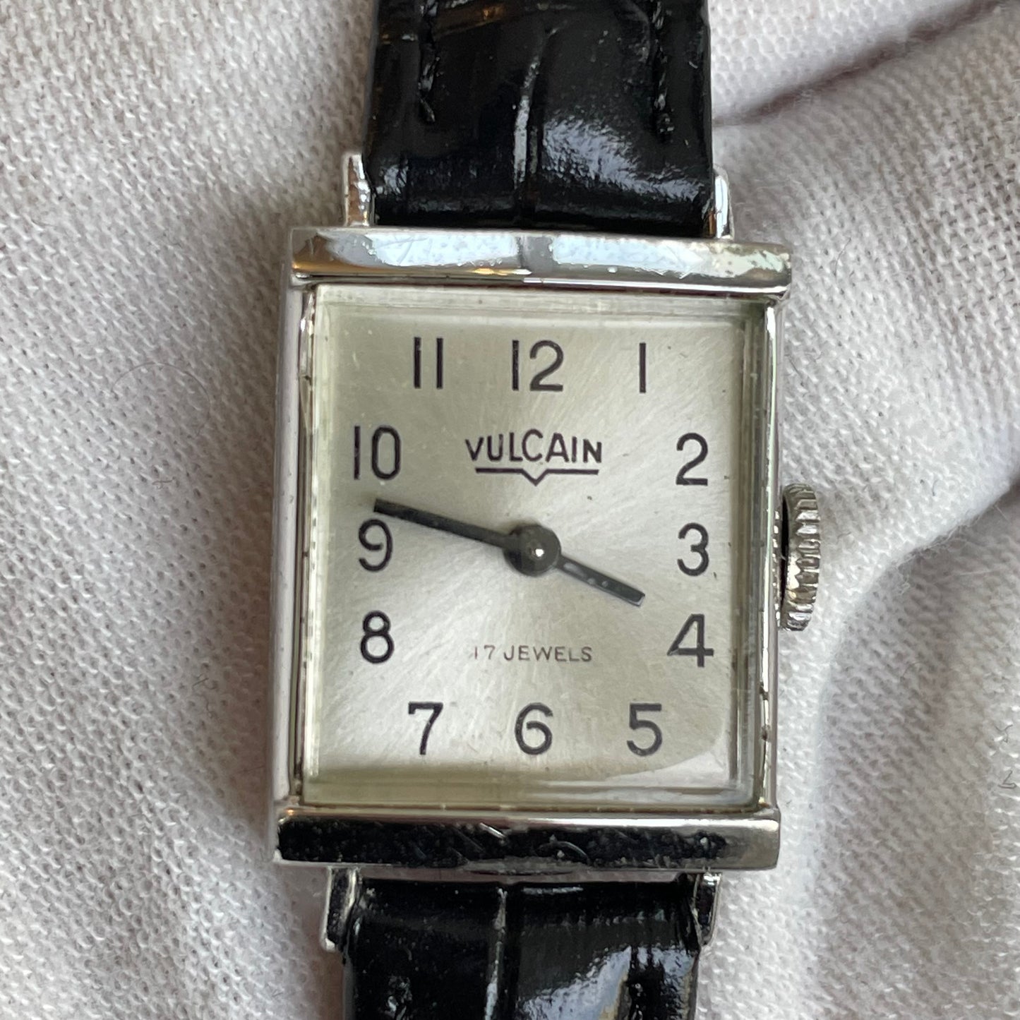 Reloj Vulcain Mujer A Cuerda Años 50’s Suizo Rectangular MUY ESCASO