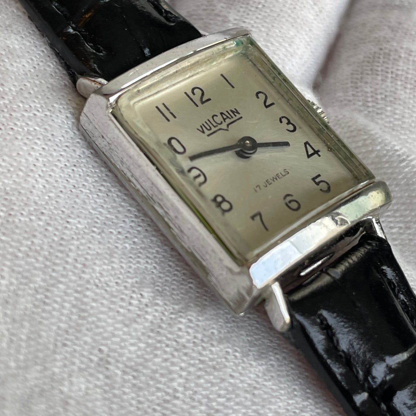Reloj Vulcain Mujer A Cuerda Años 50’s Suizo Rectangular MUY ESCASO